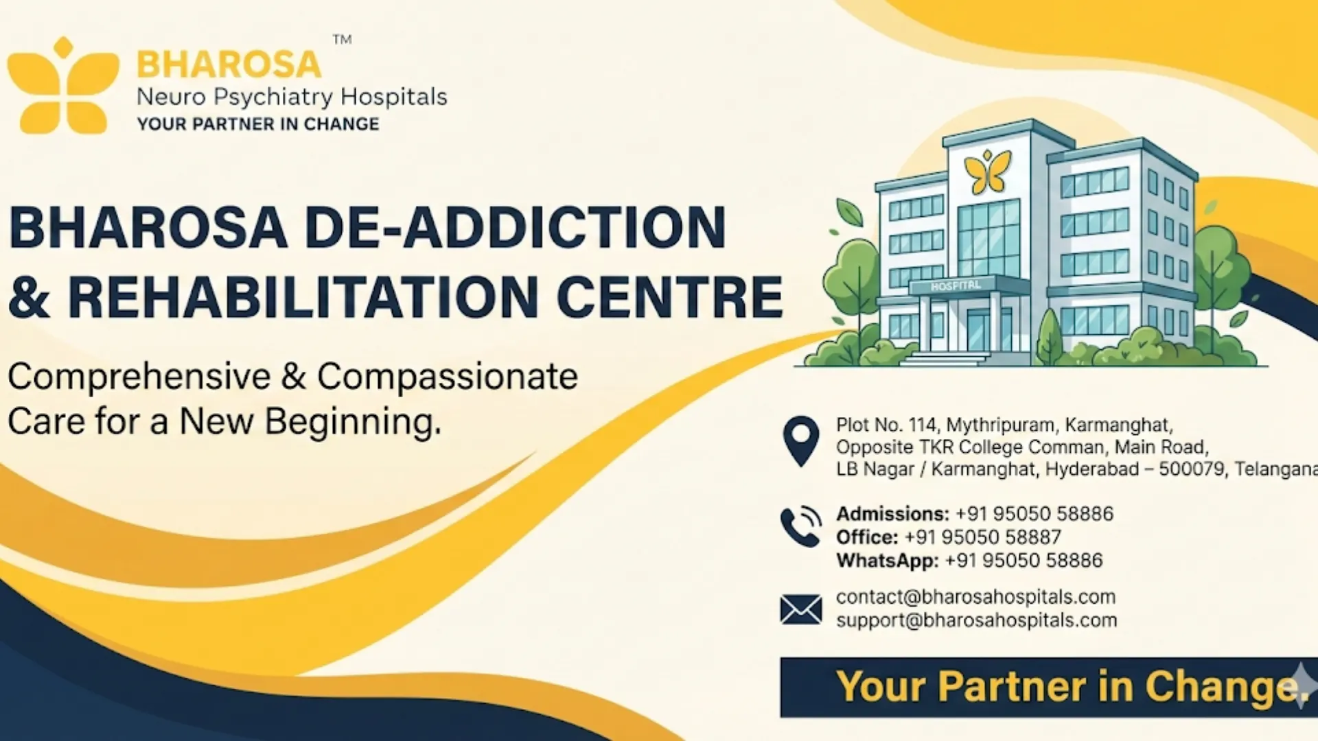 Bharosa De-Addiction & Rehabilitation Centre, Hyderabad